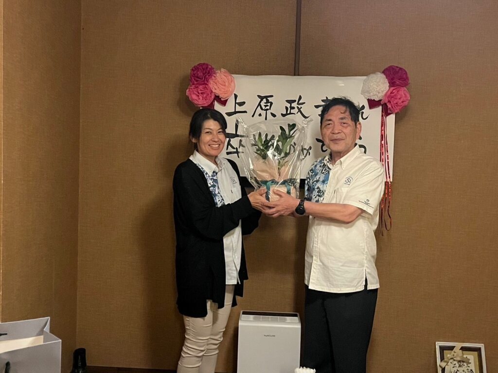 上原さん卒業式